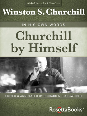 cover image of Churchill by Himself